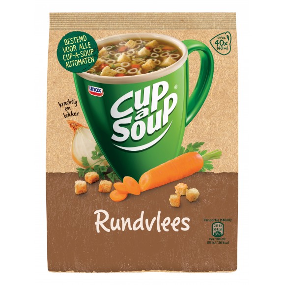 Cup A Soup Rundvlees Vending